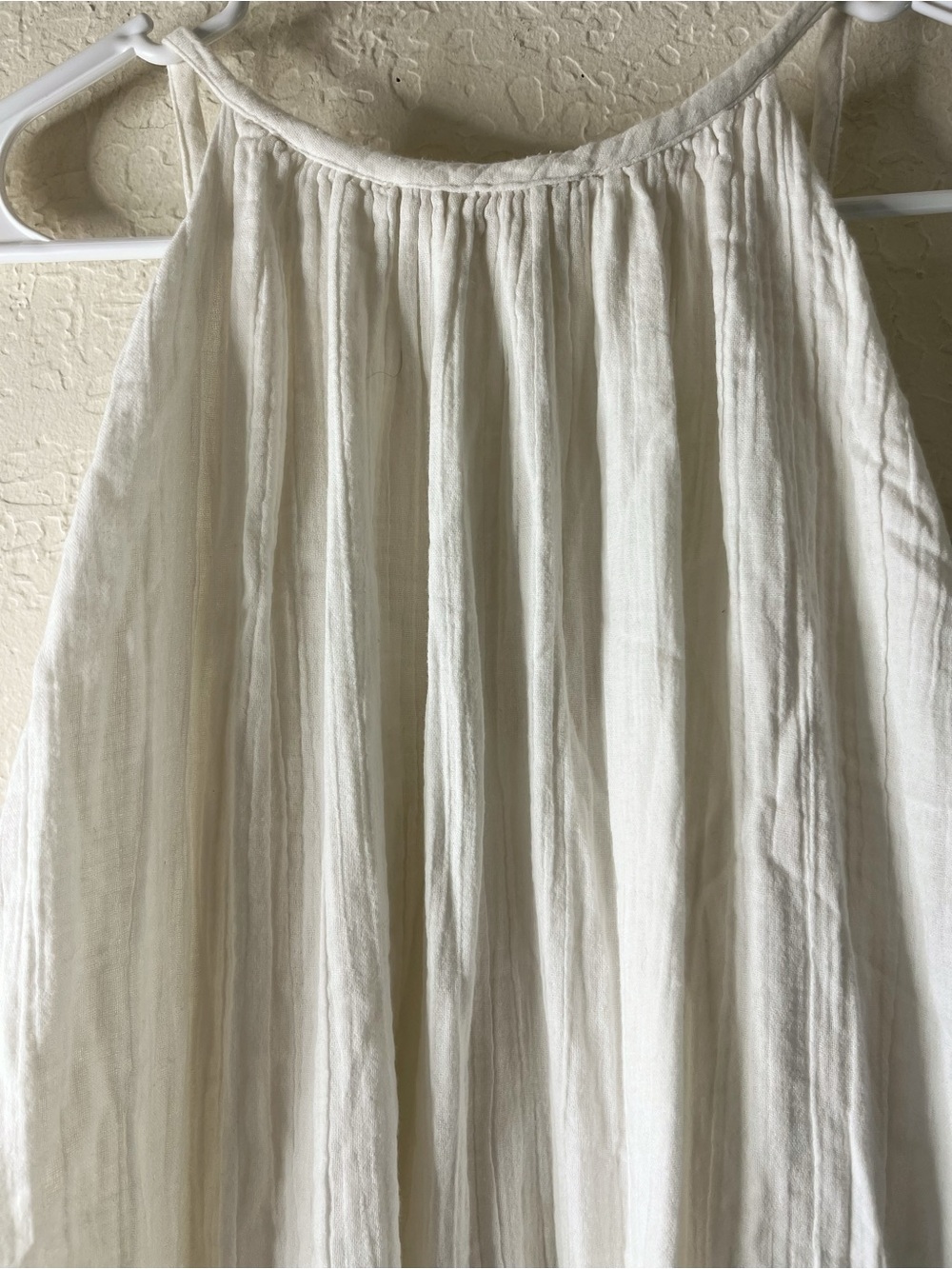 Mara Hoffman Crinkled Cotton Gauze Midi Dress in White 100% Organic Cotton - Picture 11 of 14